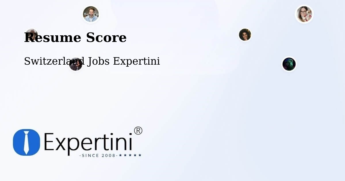 Resume Score & Job Description Match Tool – Trub - Switzerland Jobs Expertini